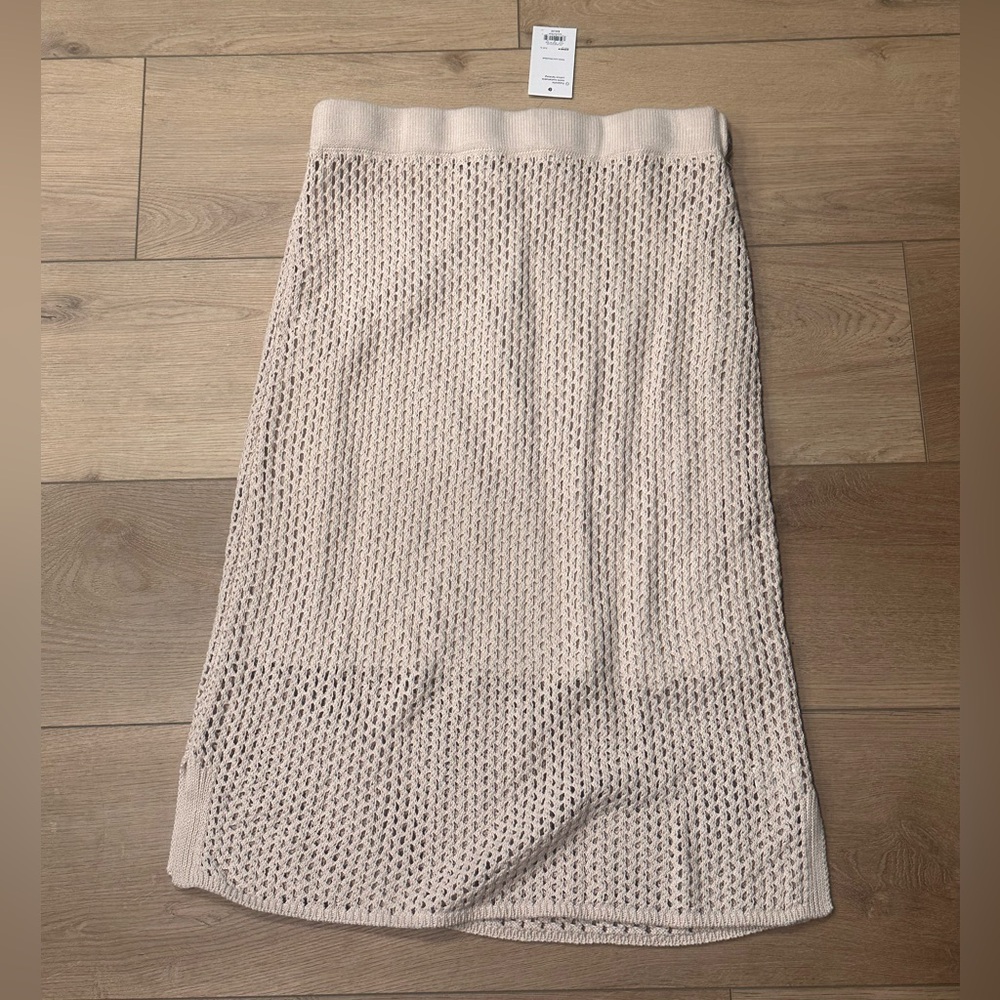 NWT Nine West Cream Knit Skirt